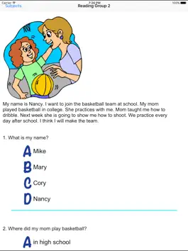 Game screenshot 2nd Grade Reading Comprehension hack