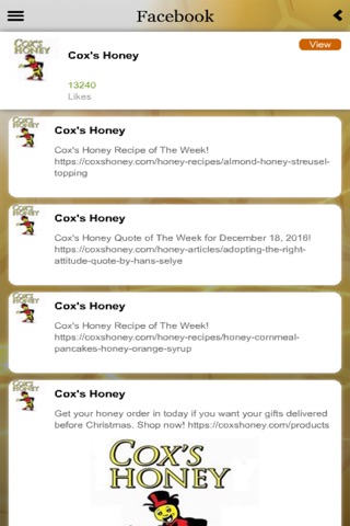 Coxs Honey screenshot 3