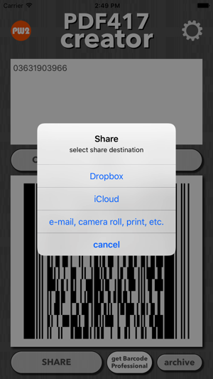 PDF417 creator(圖4)-速報App