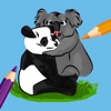 Coloring Panda Koala Game For Kids