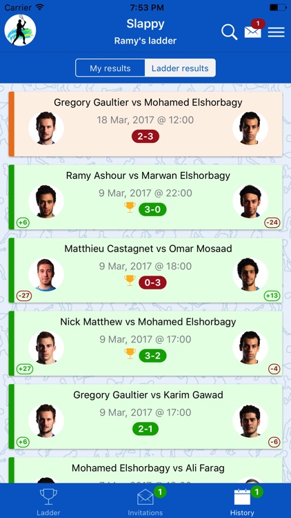 Slappy: Sports Ladder App