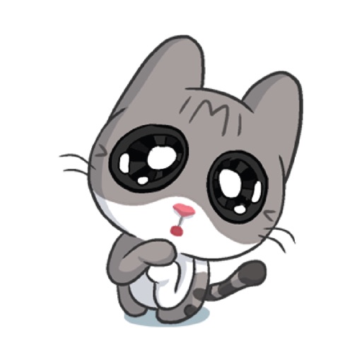 Meow The Tabby Cat Sticker icon