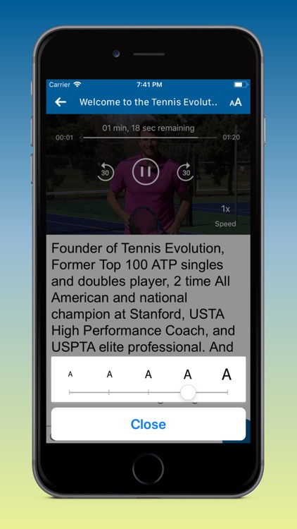 Tennis Evolution screenshot-3