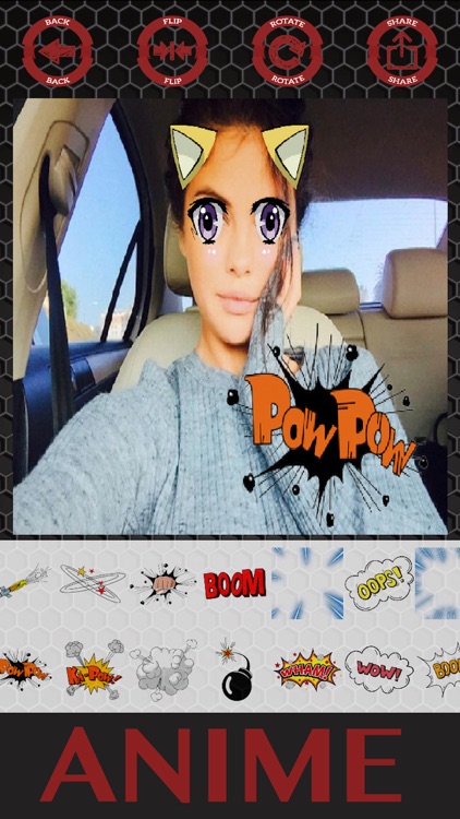 Anime manga stickers avatar editor photo