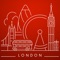 Icon London Travel Guide with Map