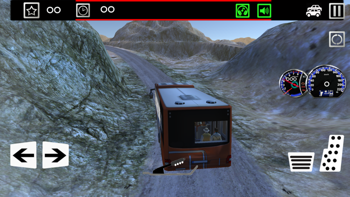 3D Off Road Trip from Hill to School Bus Simulator