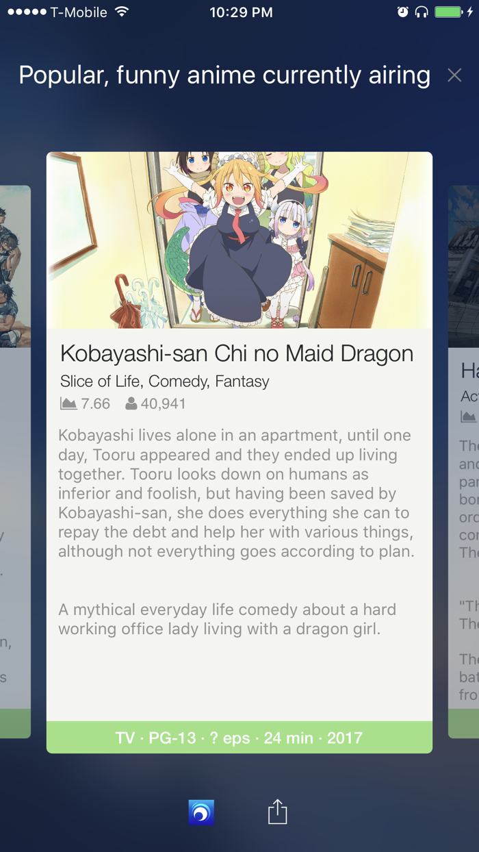 Aozora Discover - Find anime talking with a bot