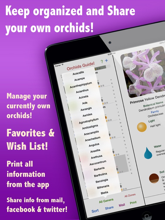 Orchids Guide HD!