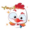 Lovely And Crazy Chicken Stickers