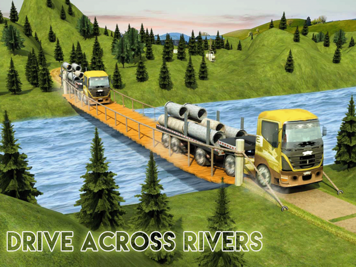 大卡车停车疯狂2017年：真正的越野驾驶 Truck Parking Adventures Game