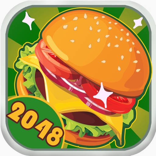 Burger Builder 2048 Matching and Sliding Number Puzzle - Super Addictive And Fun Games FREE Icon