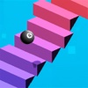 Stairs endless sky - Fall bouncing balls