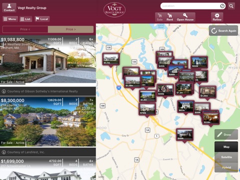 Vogt Realty Group Home Search for iPad screenshot 2