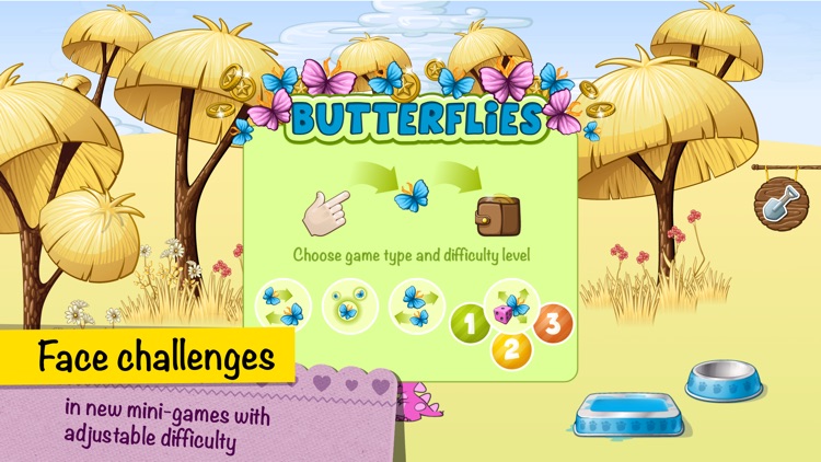 Virtual pet Dino and his farm