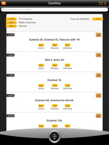 SatFinder Pro HD screenshot 3