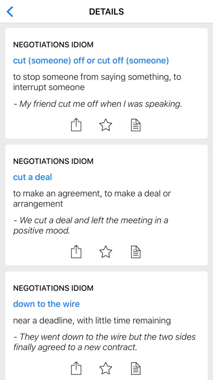 Negotiation & Sports idioms