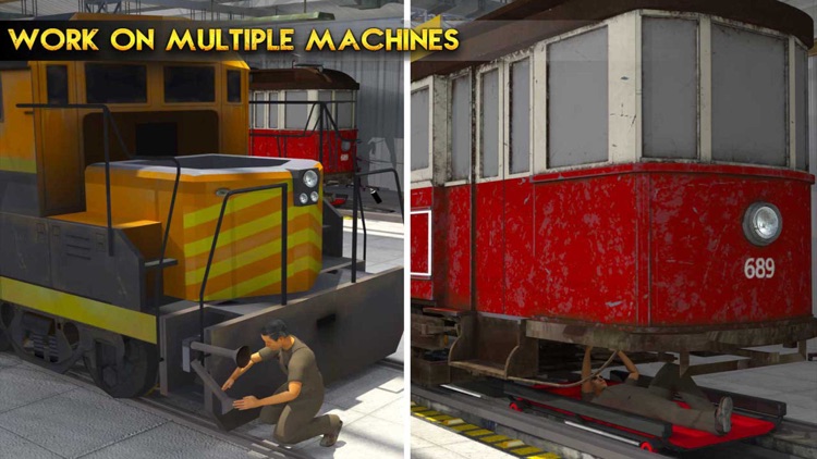 Real Train Mechanic Simulator PRO: Workshop Garage