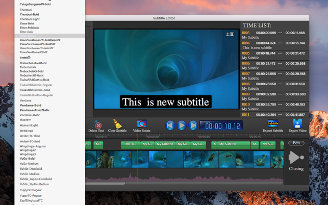 Subtitle Edit Pro-Video Editor(圖3)-速報App