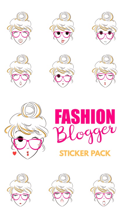 Fashion Blogger Sticker Pack