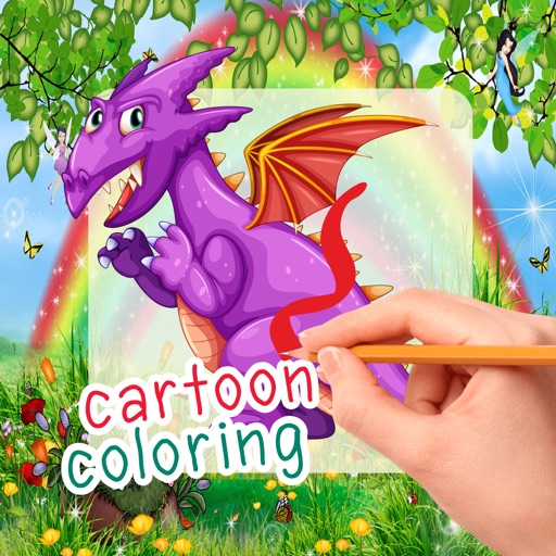 Dragon Adventure Coloring Book for Little Kids