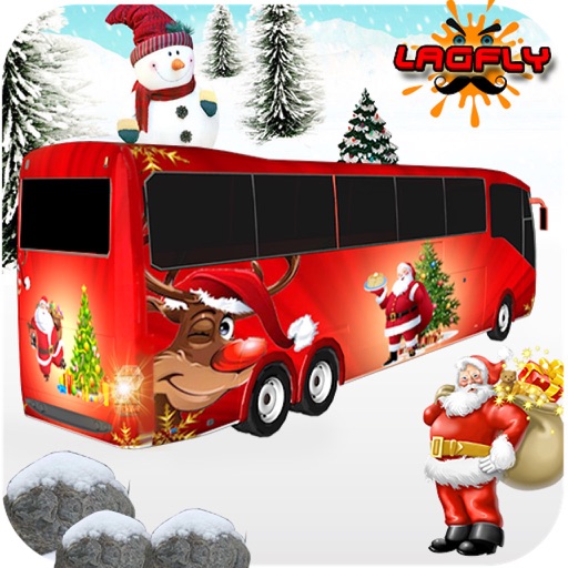 Christmas Extreme Bus Drive : Fast Bus Game Pro