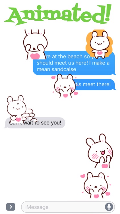 Sweetie Rabbit Love Animated