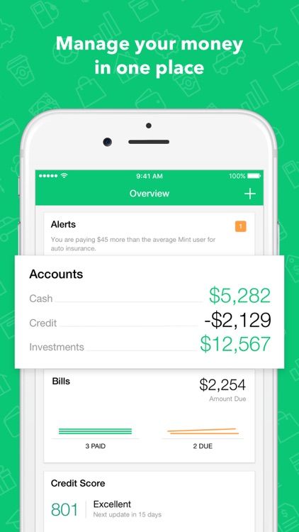 Mint: Personal Finance, Budget, Bills & Money screenshot-0