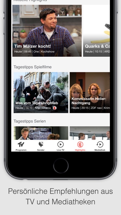 TV SPIELFILM - TV Programm mit Live TV screenshot-3