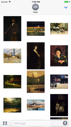 Robert Henri Artworks Stickers