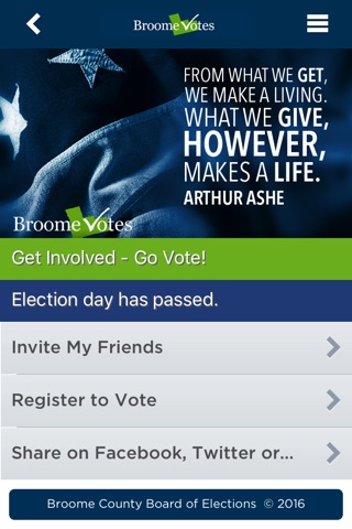 Broome Votes screenshot 2
