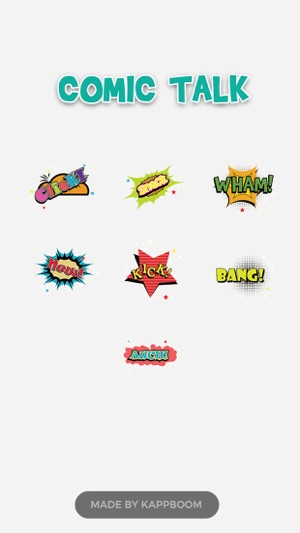 Comic Talk Stickers