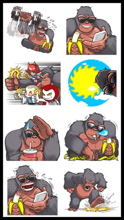 Mod Gorilla Stickers