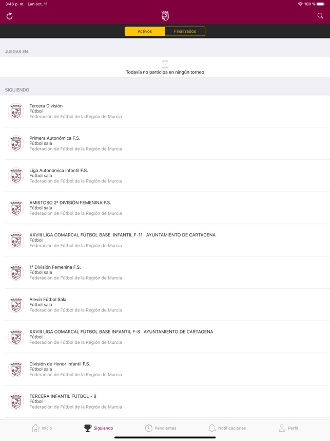 Villano Aclarar Rafflesia Arnoldi Competiciones FFRM en App Store