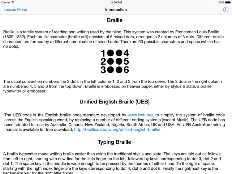 Braille Tutor