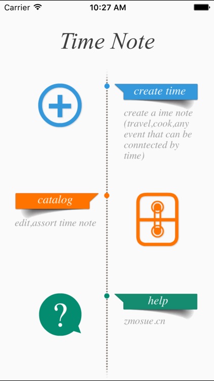 Time Note - timeline note, record your events