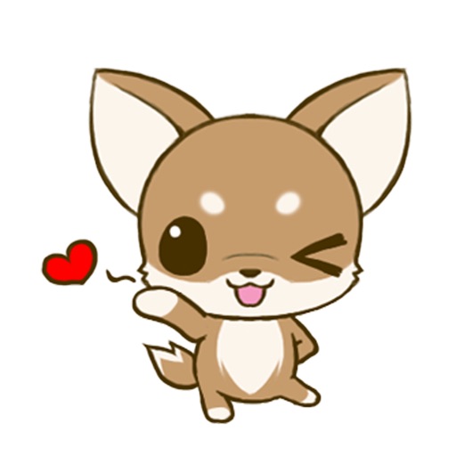 Little Chihuahua Dog Animated Stickers icon