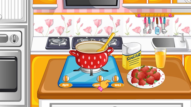 Strawberry cake maker games cooking for girls