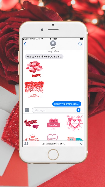 Happy Valentines Day Stickers