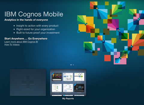 Скриншот из IBM Cognos Mobile BB Dynamics