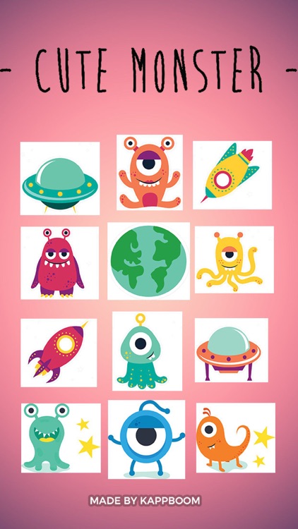 Cute Monster Emojis