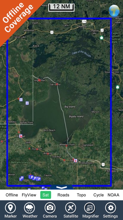 Boating Lake of the Woods HD GPS map Fishing chart screenshot-4