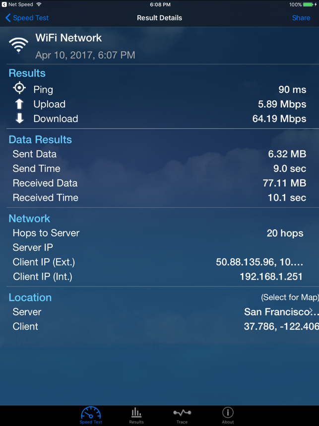 ‎Internet Speed Pro - Mobile Screenshot