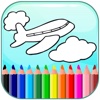 Draw Airplane Games And Coloring Pages