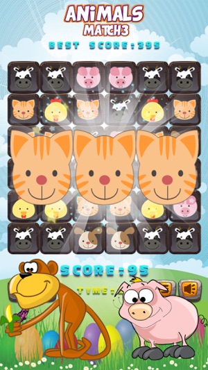 Match 3 Animals Game