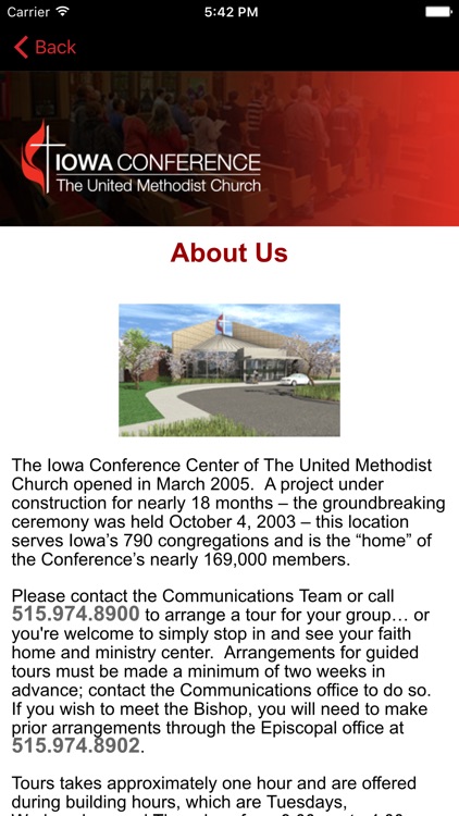 IA United Methodist Conference. screenshot-3