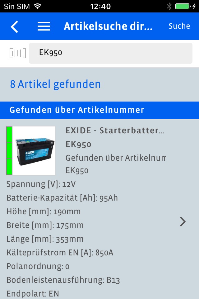 EXIDE Battery Finder screenshot 3