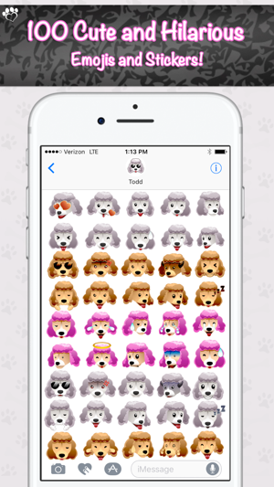 PoodleMoji - Poodle Lovers Emojis and Stickers(圖3)-速報App