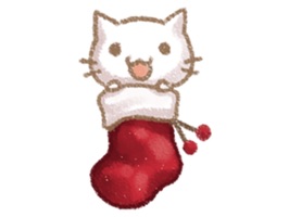 Christmas Of Cute Cat Stickers