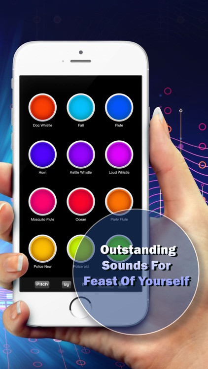 Whistle Sounds - Training Button Box Soundboard