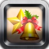 Casino Golden Christmas Star and Bell